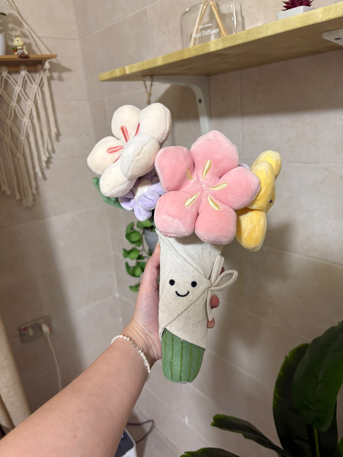 Flower bouquet plush - 30 cm
