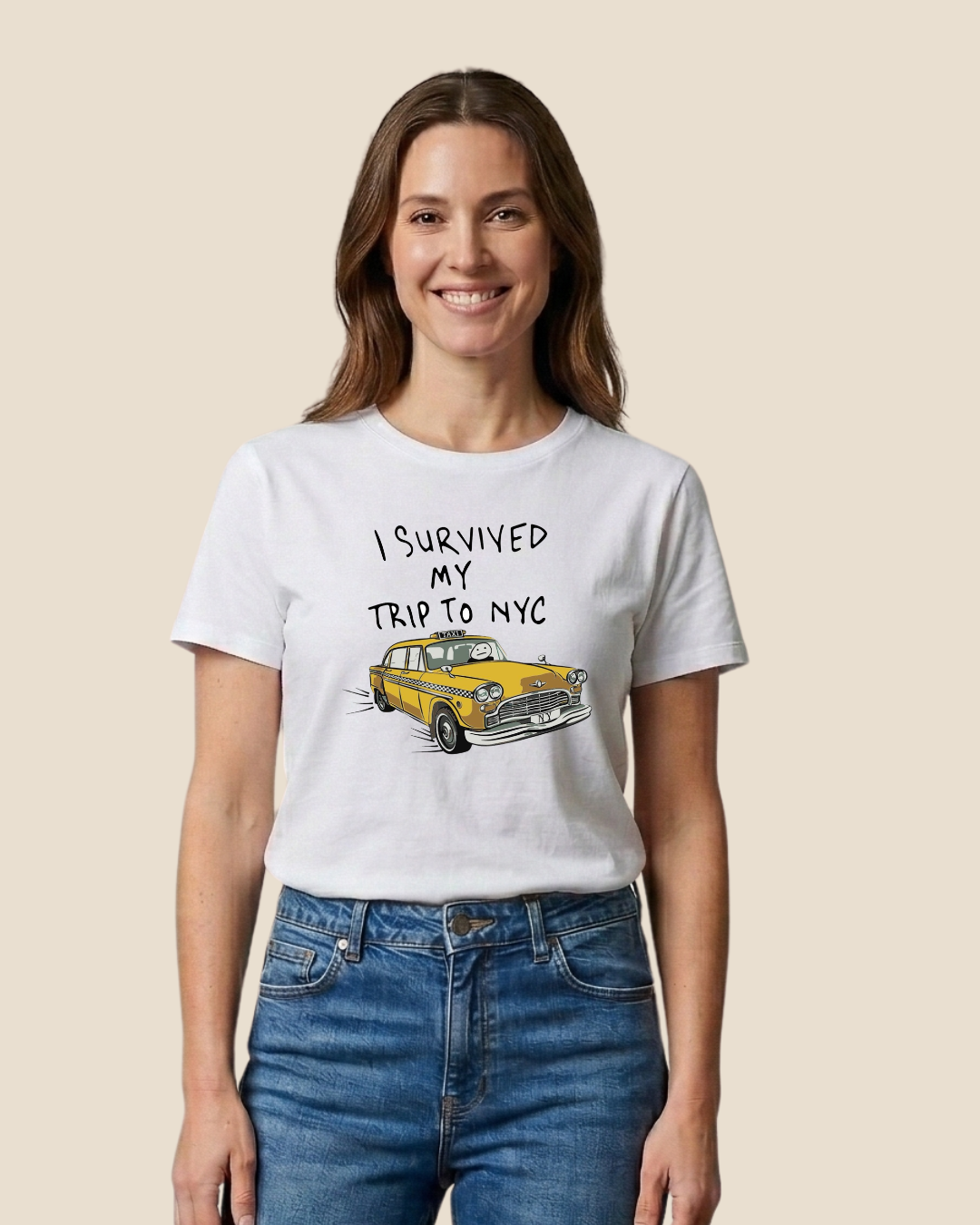 Peter parker - spiderman - I survived my trip to NYC - t-shirt