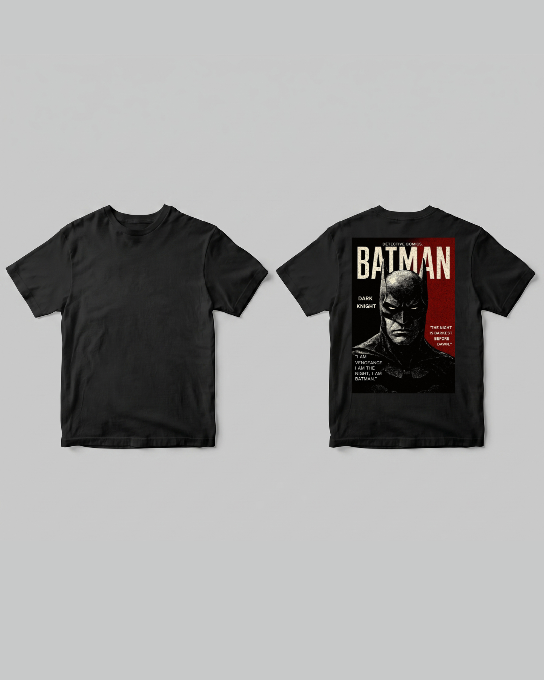 Batman T-shirt - Back design