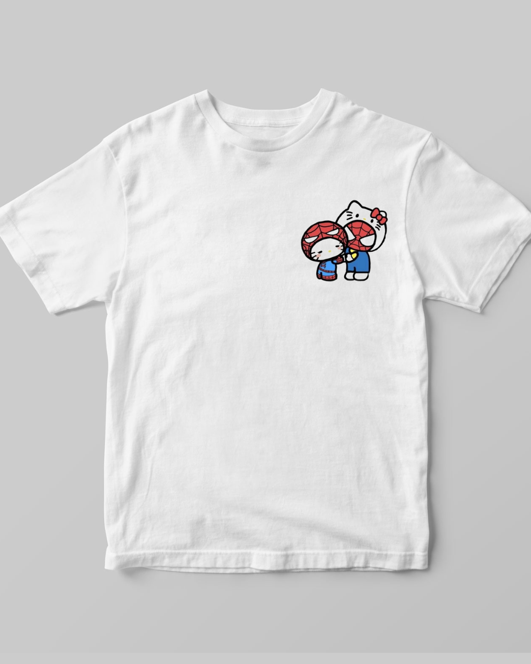 Spiderman and hello kitty t-shirt Kids Sizes