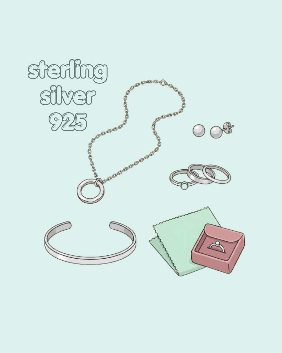 Silver jewelry