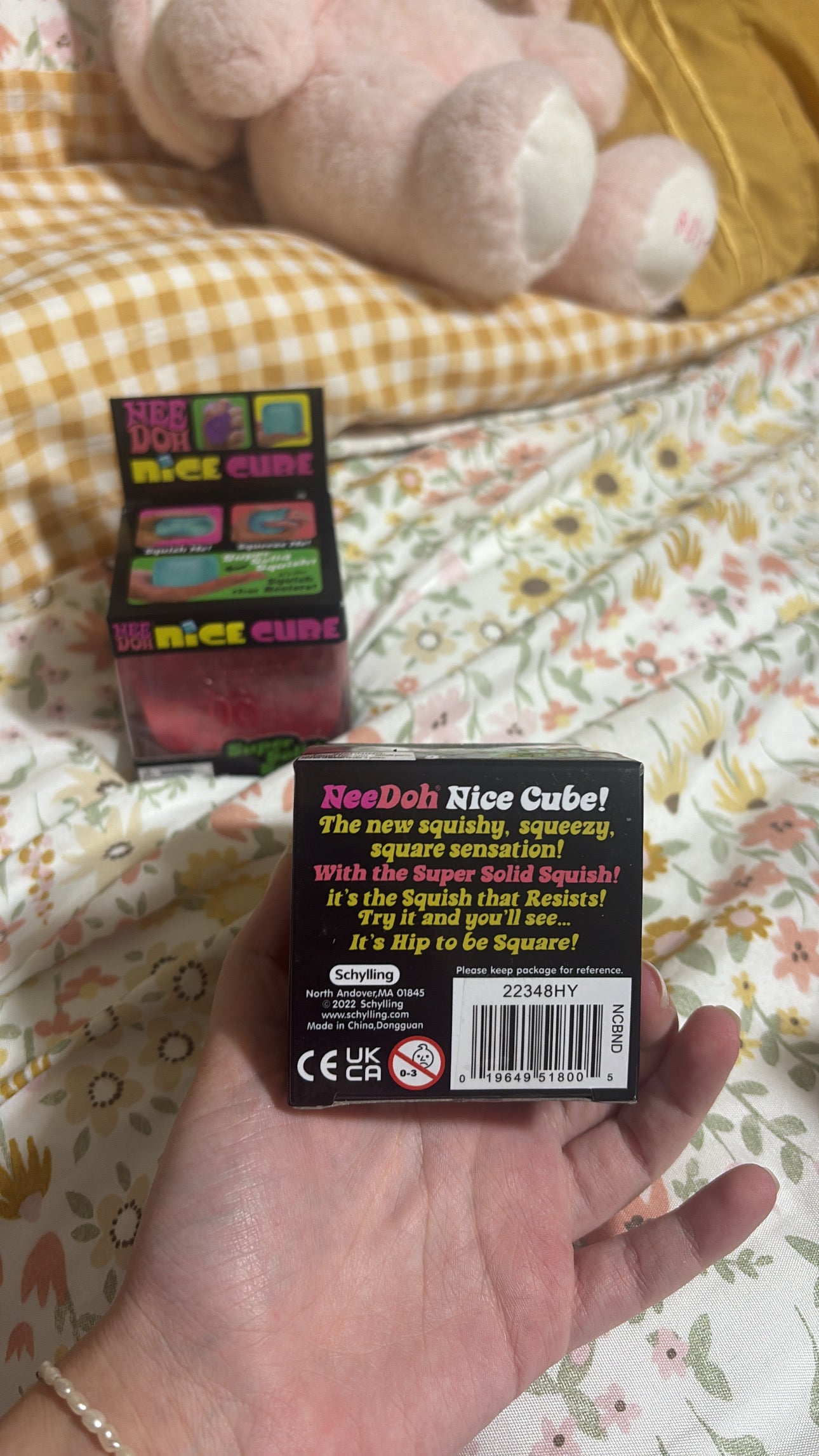 Translucent Squishy Ice Cube Fidget Toy | Stress & Anxiety Relief Sensory Cube