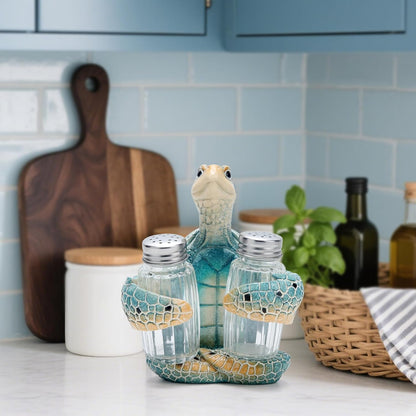Turtle salt and peper set