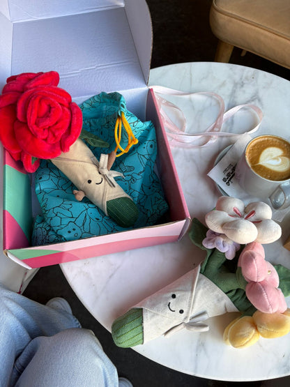 Flower / Roses bouquet plush - 30 cm