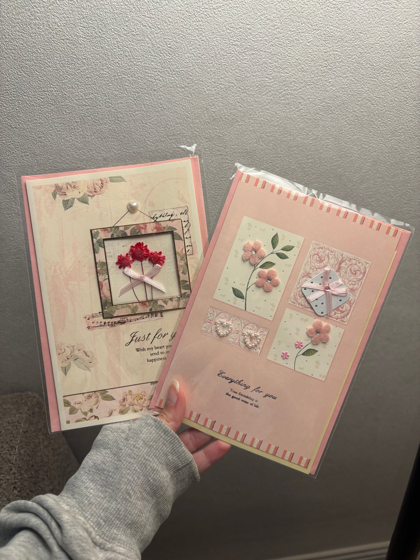 Random Floral card