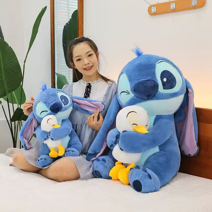 Stitch holding a duck plush toy (70 cm )