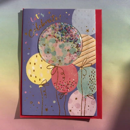 Colorful shaker Cards