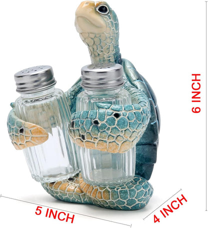 Turtle salt and peper set