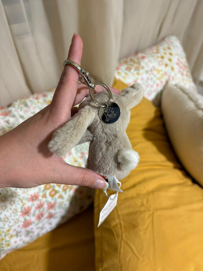Mini Bunny plush keychain - 10 cm