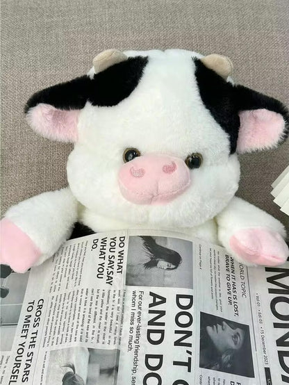 Running Cute cow plush - 35 cm