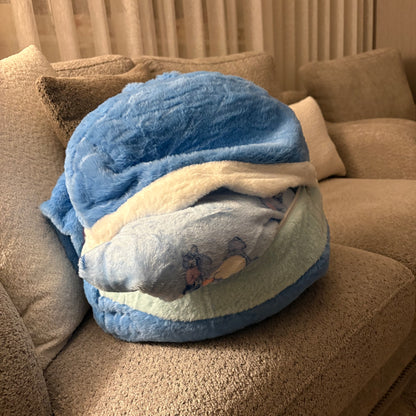 Stitch 2 in 1 pillow and blanket