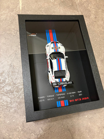 3D Car Frame Wall Art - Porsche 911 GT3 RSR with Specs – 32cm x 23cm - Photo 9 | Pinky Promise