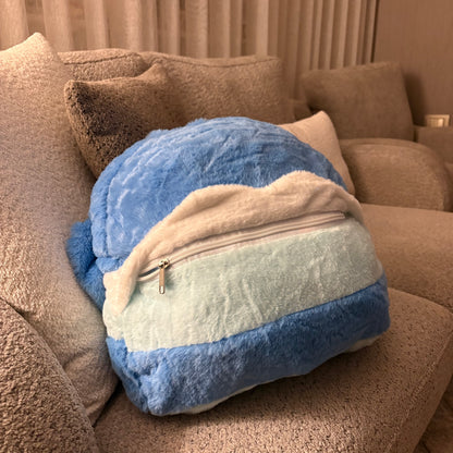Stitch 2 in 1 pillow and blanket