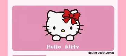 Hello kitty desk mat ( 90cm * 40cm )