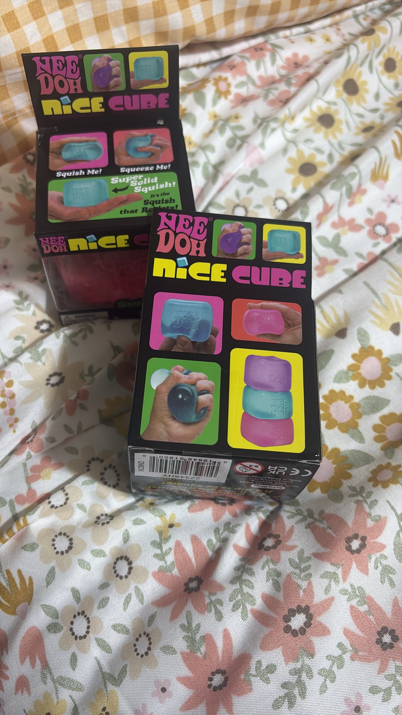 Translucent Squishy Ice Cube Fidget Toy | Stress & Anxiety Relief Sensory Cube