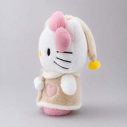 Sleepy Time Hello Kitty Plush Toy – Bedtime Pajama Cuddly Stuffed Animal - 45 cm