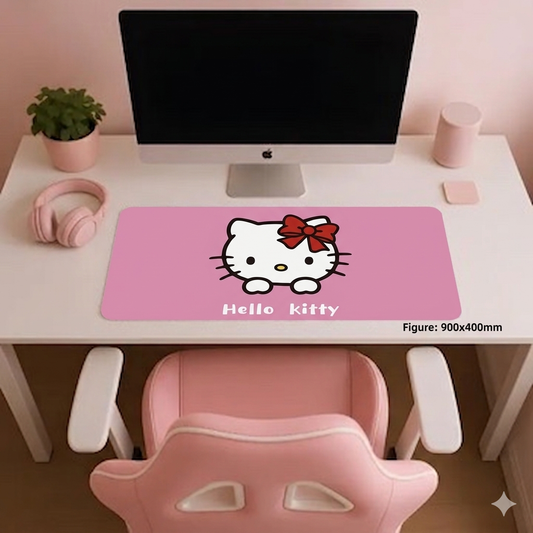 Hello kitty desk mat ( 90cm * 40cm )