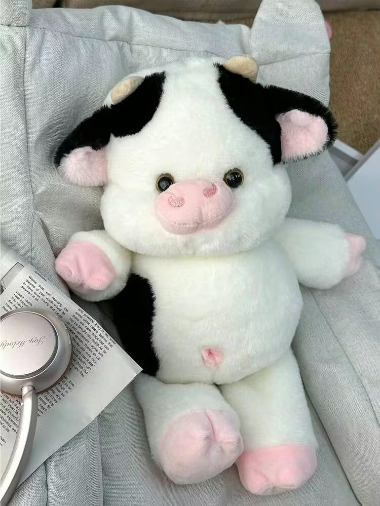 Running Cute cow plush - 35 cm