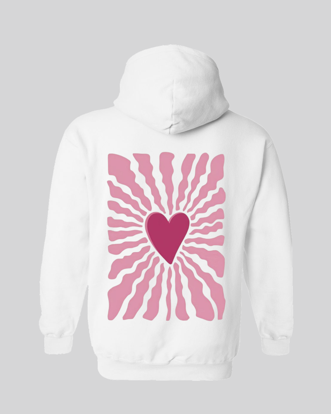 Heart hoodie - Back print