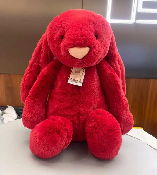 Red Bunny plush -  30cm