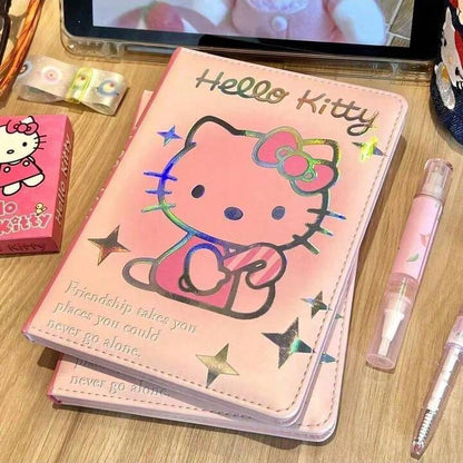 Pink Holographic Hello Kitty Notebook