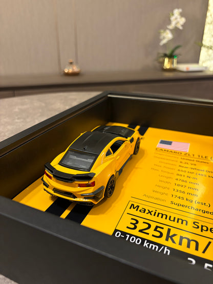 Chevrolet Camaro ZL1 1LE – 3D Diecast Wall Art Display - 32cm x 23cm