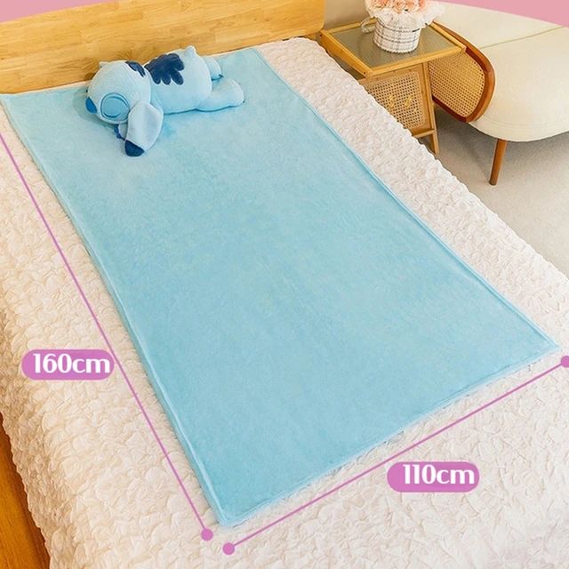 Stitch Plush pillow and blanket
