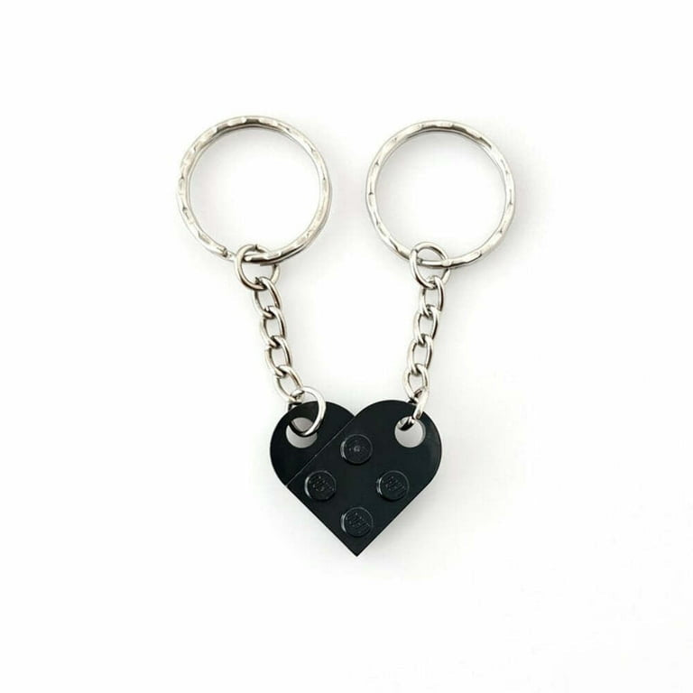 black heart keychains