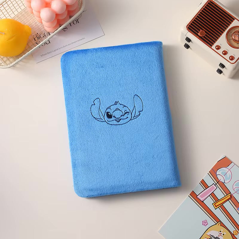 Stitch fuzzy notebook