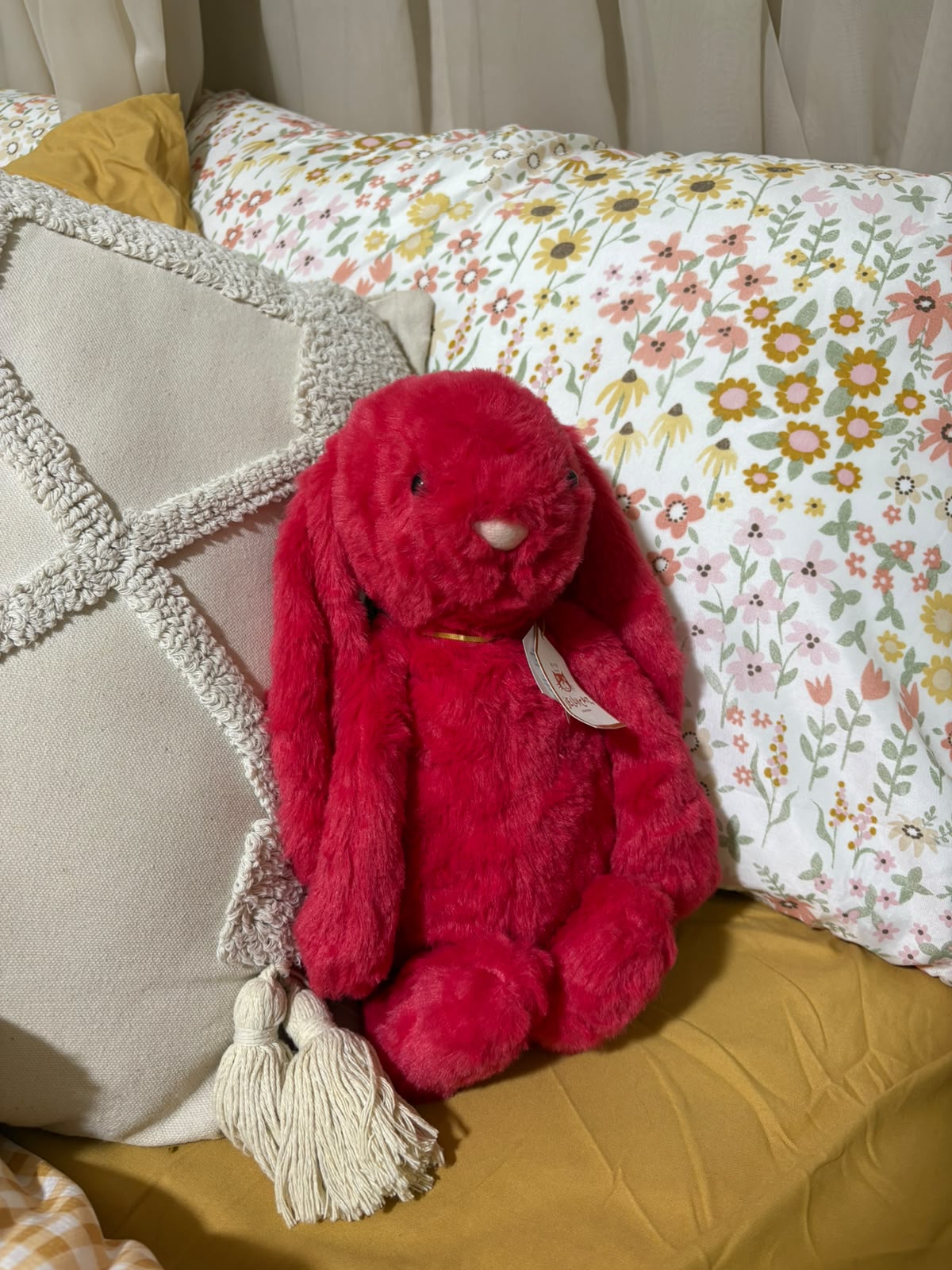Red Bunny plush -  30cm