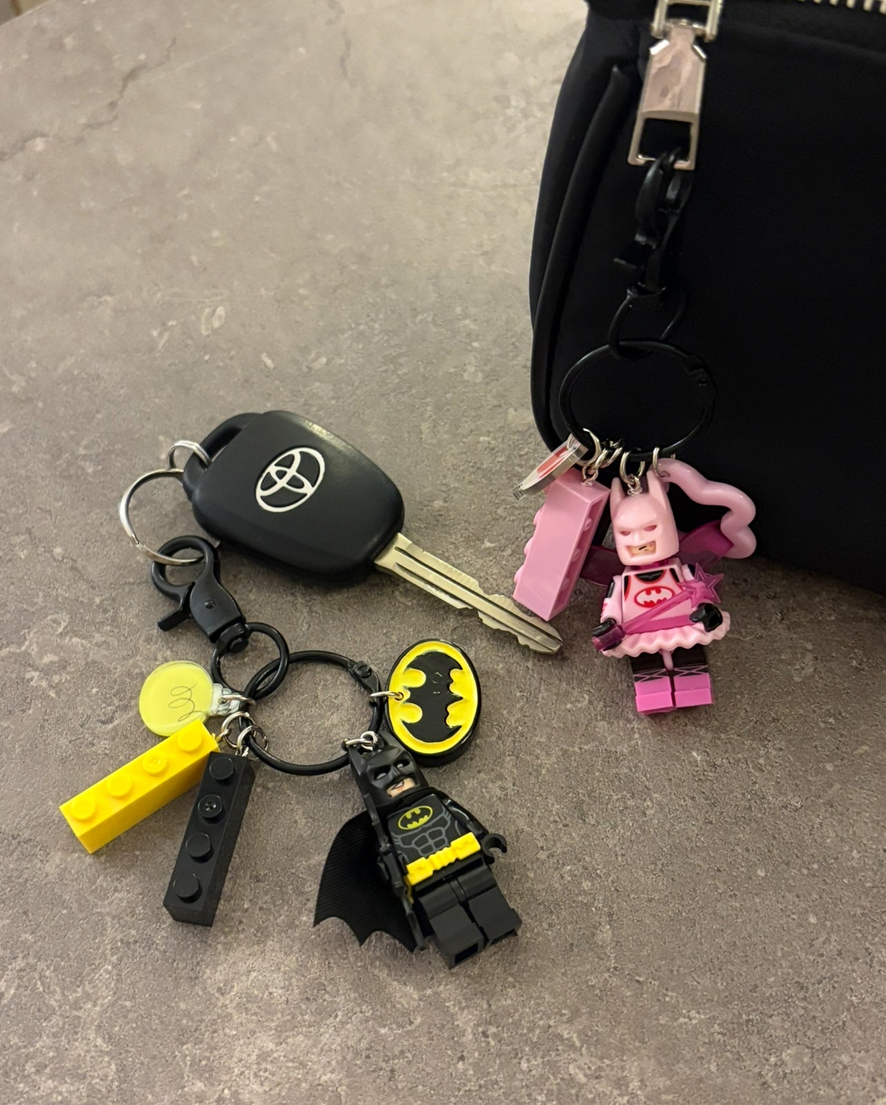 Matching batman Keychains set