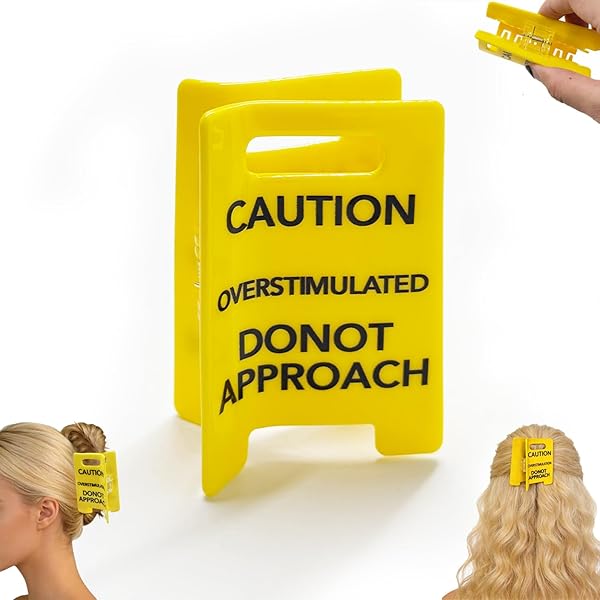 Over-simulated Funny hair clip