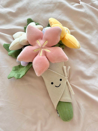 Flower bouquet plush - 30 cm