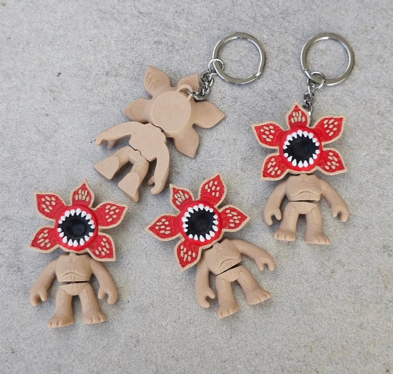 stranger things Demogorgon keychain