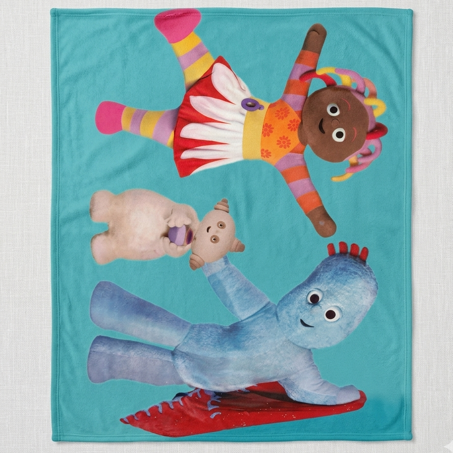 The night garden Big blanket- 200cm * 145 cm - بطانية حديقة المرح