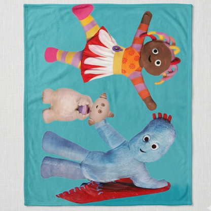 The night garden Big blanket- 200cm * 145 cm - بطانية حديقة المرح