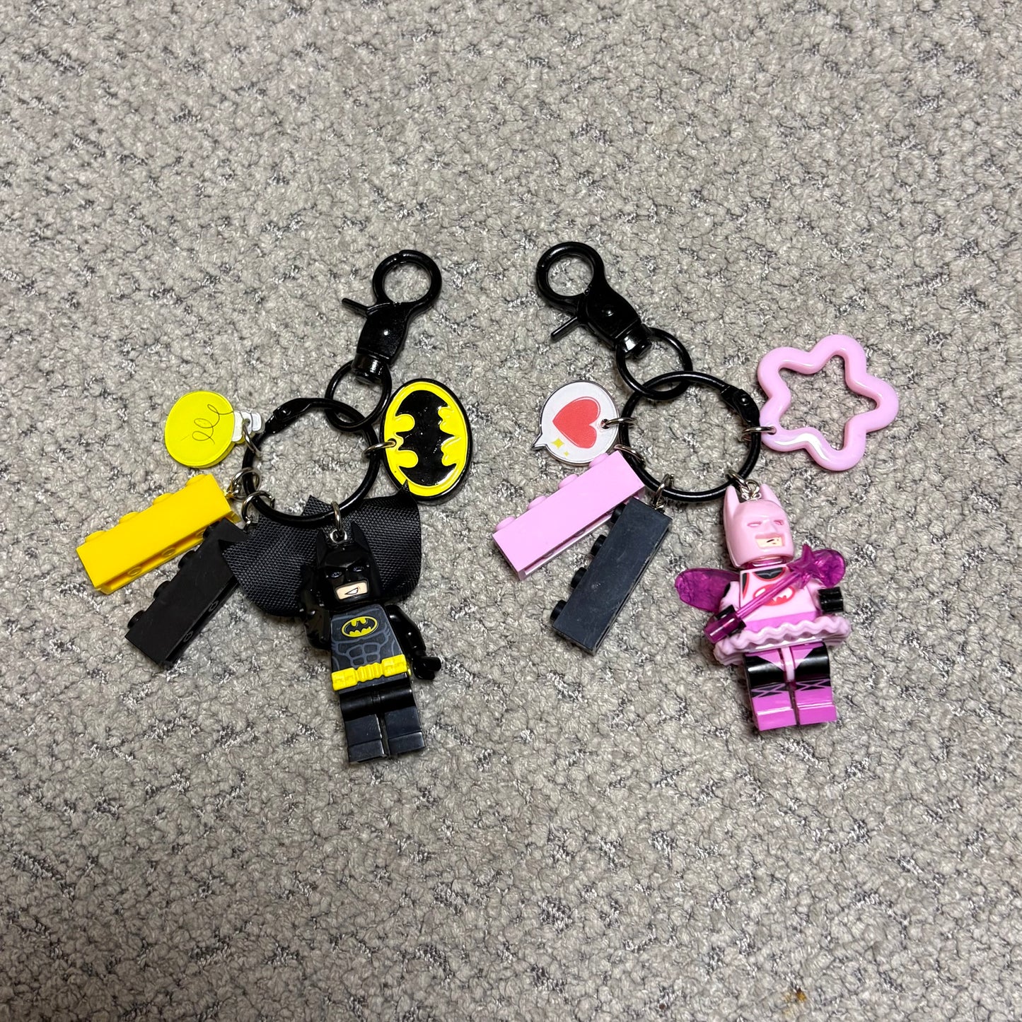 Matching batman Keychains set