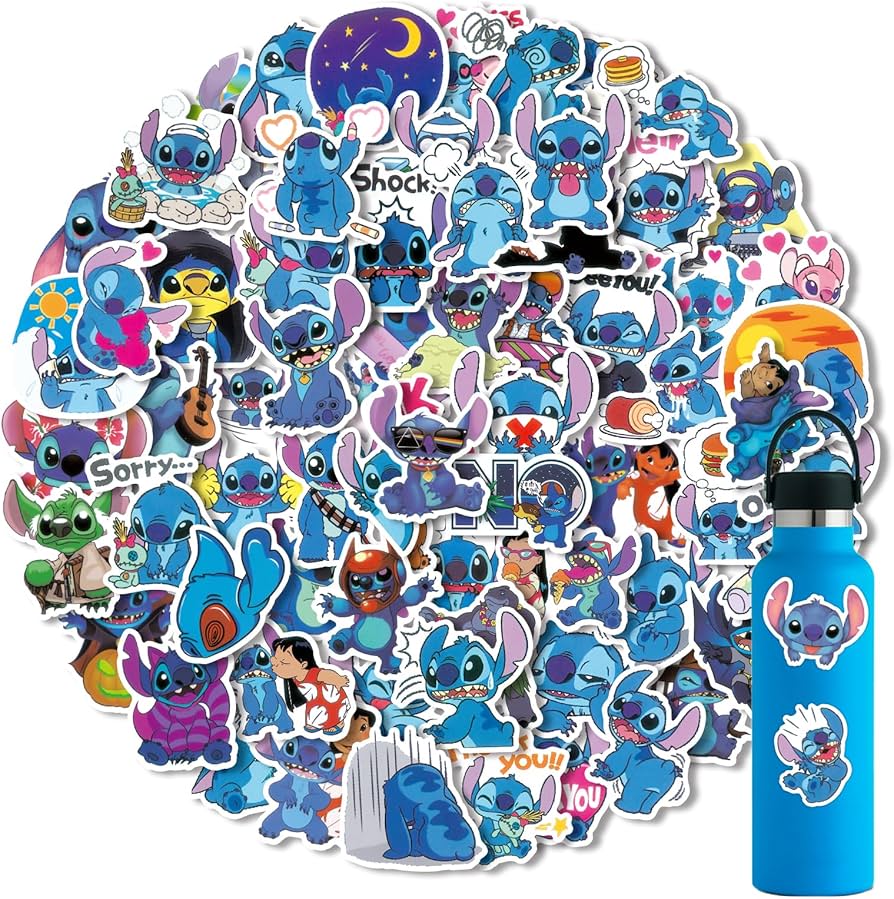 Stitch stickers pack - 100 pcs