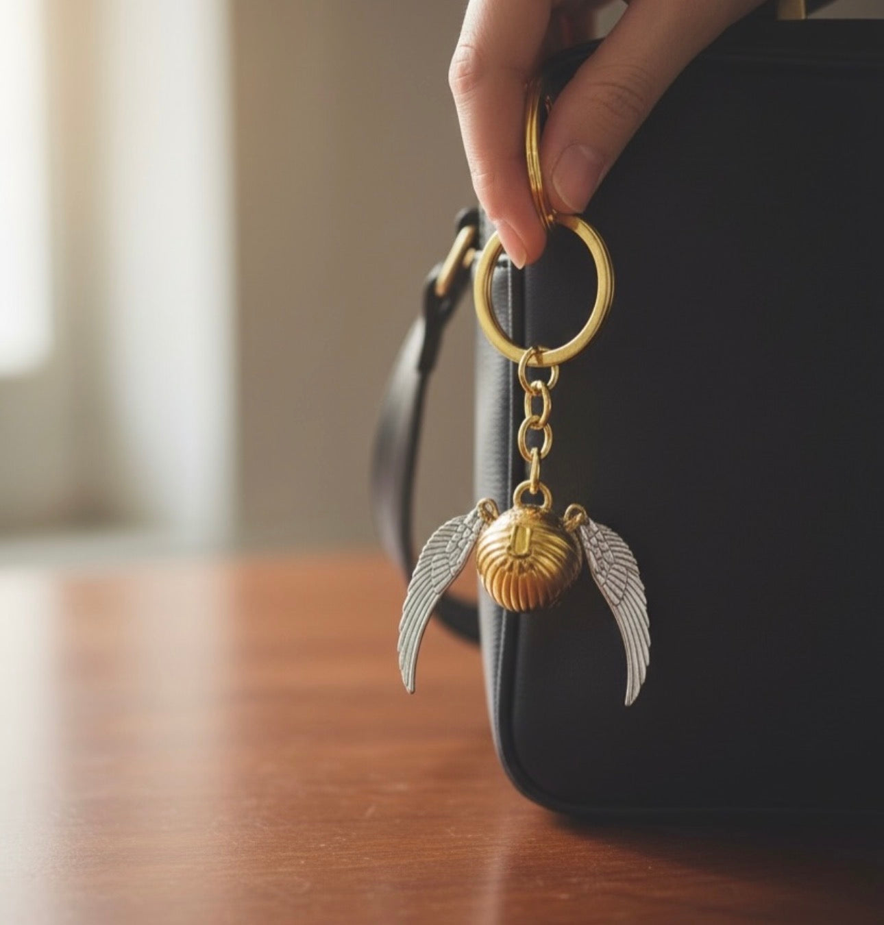 harry potter Golden snitch keychain