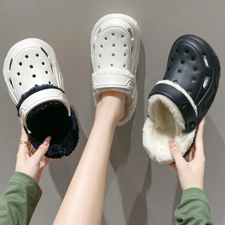 Cozy Winter Warmer Inserts for Rubber Clogs – Removable & Washable