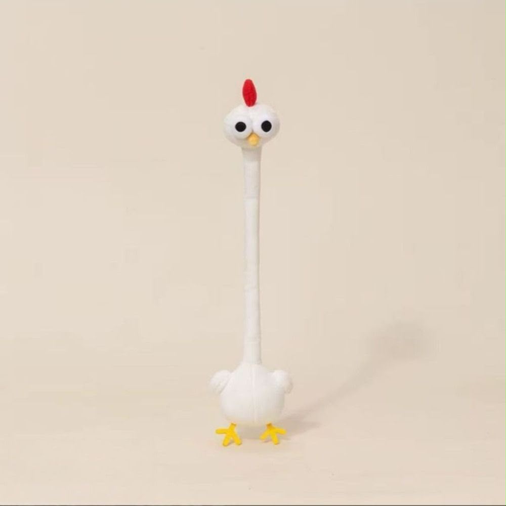 Funny Bendable Animal Plushie – Goofy Long Neck Bag Accessory & Tie-Back