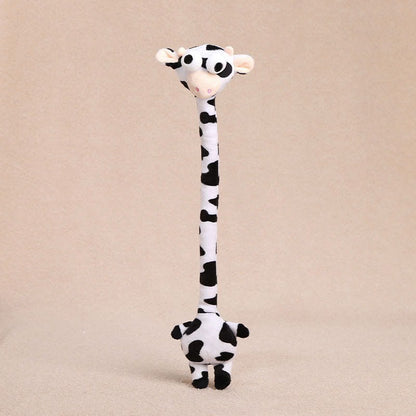 Funny Bendable Animal Plushie – Goofy Long Neck Bag Accessory & Tie-Back