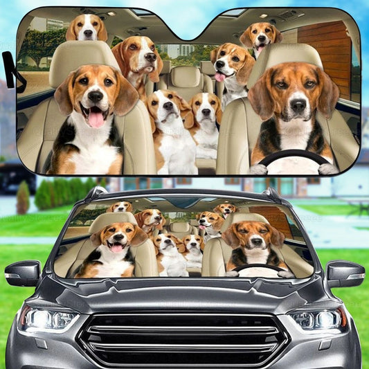 Dog Family Sun Shade