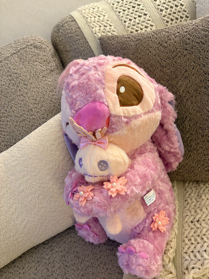 pink stitch ( angel ) plush toy - 40 cm