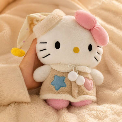 Sleepy Time Hello Kitty Plush Toy – Bedtime Pajama Cuddly Stuffed Animal - 30 cm