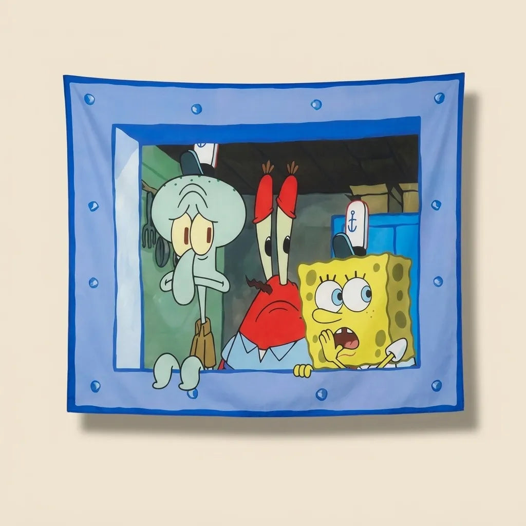 Spongebob room tapestry