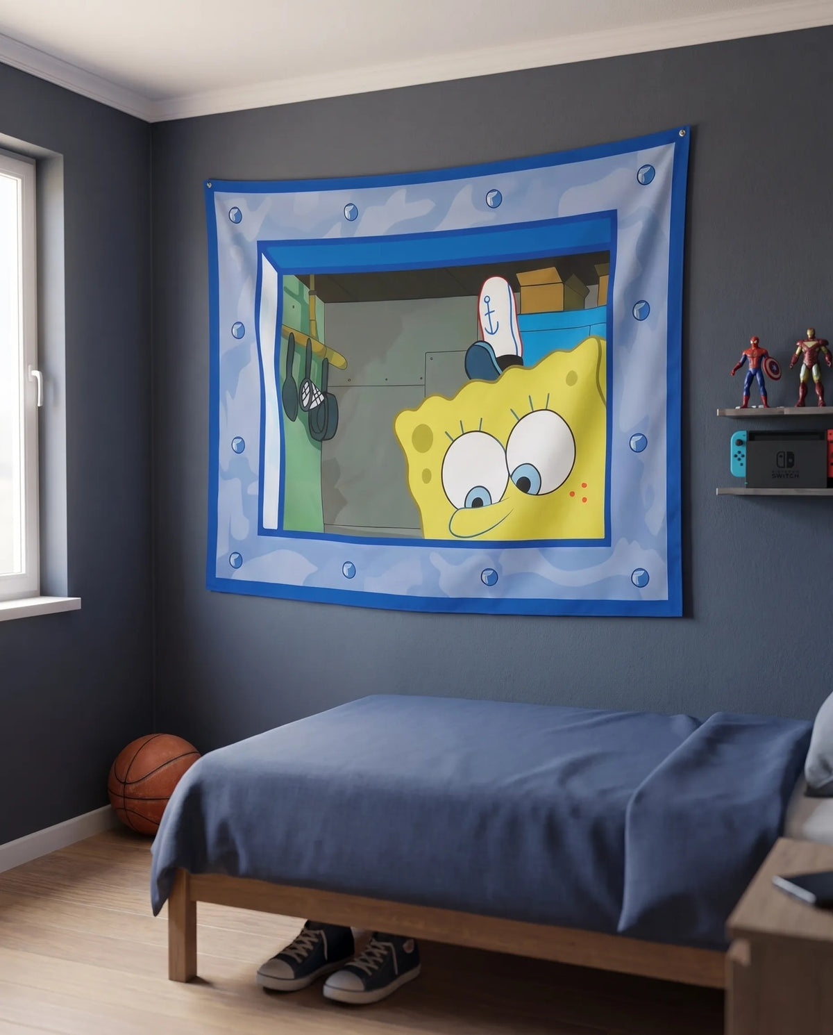 Spongebob room tapestry