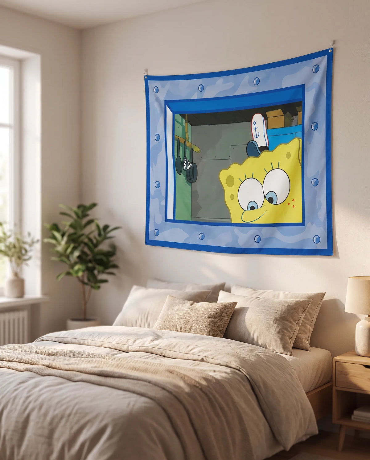 Spongebob room tapestry