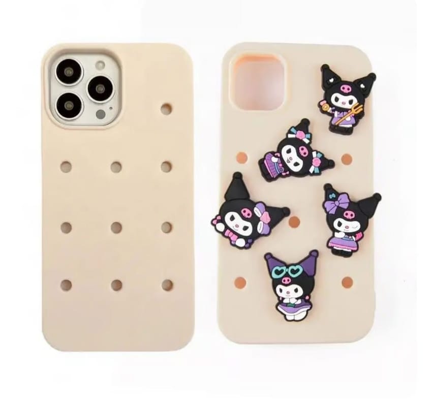 beige charms case