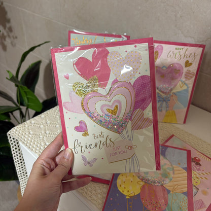 Colorful shaker Cards